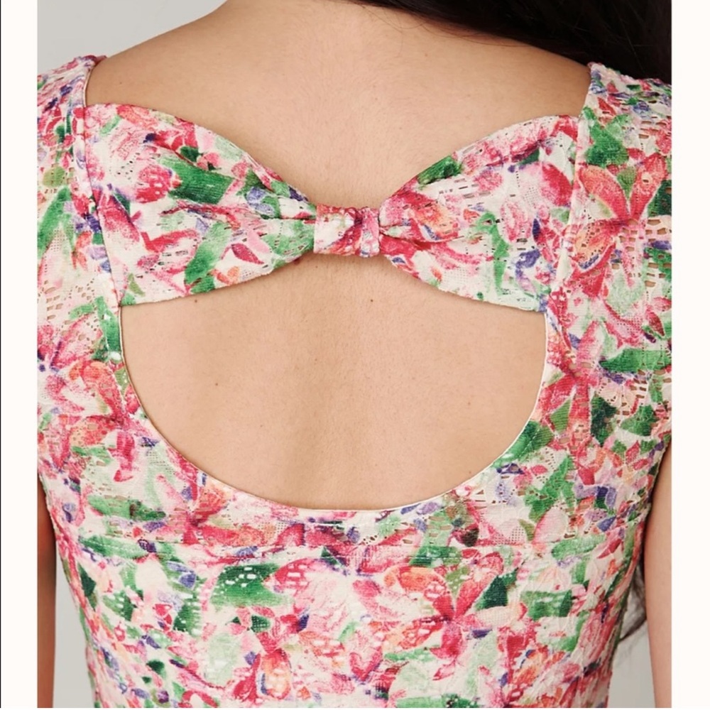 Free People Floral Bodycon Dress - Medium - Picture 6 of 6